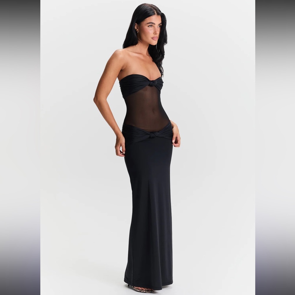 SASHA THERESE Amara Black Maxi Dress